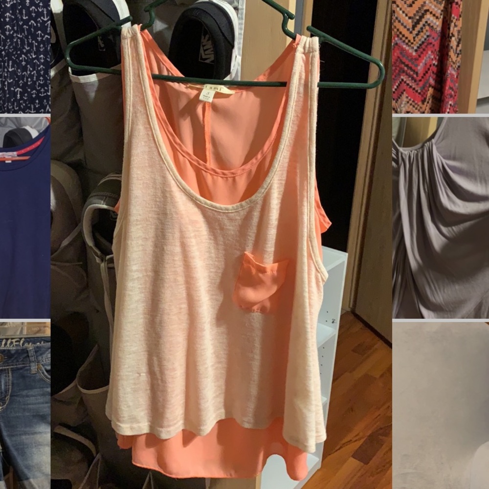 Peach tank top